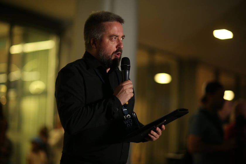 Wyjątkowy pokaz fontanny multimedialnej o powodzi tysiąclecia - Pergola przy Hali Stulecia. 23 lipca 2022 r.