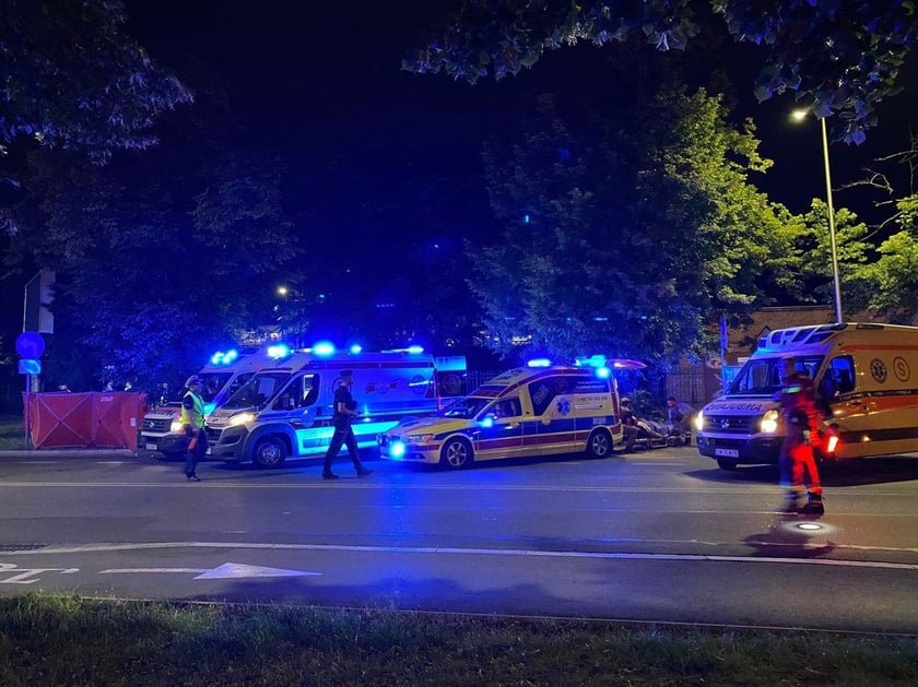 ranni żołnierze z Ukrainy we Wrocławiu