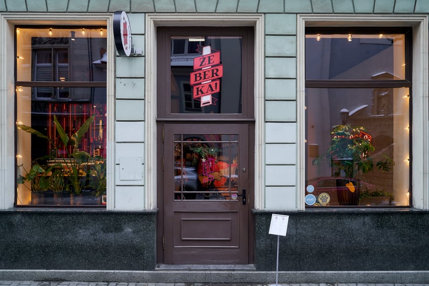 Wnętrze wrocławskiej restauracji Żeberka!