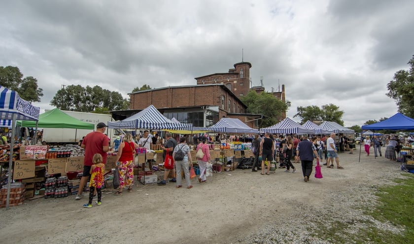 Targowisko na Młynie Sułkowice we Wrocławiu w każdą niedzielę przyciąga tłumy kupujących i sprzedających