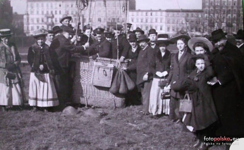 Lądowisko dla balonów w przedwojennym Wrocławiu