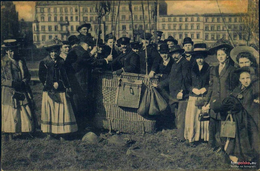 Lądowisko dla balonów w przedwojennym Wrocławiu