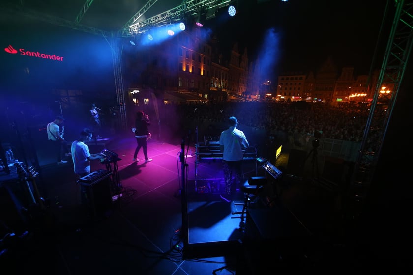 Koncert Kamila Bednarka na wrocławskim Rynku - 9 września 2022 r.