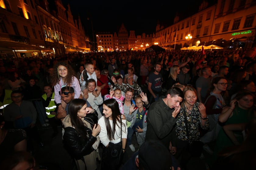 Koncert Kamila Bednarka na wrocławskim Rynku - 9 września 2022 r.