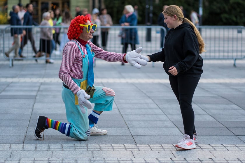Wrocławska Potańcówka na pl. Wolności 17 września 2022 r. - na zdjęciach uczestnicy