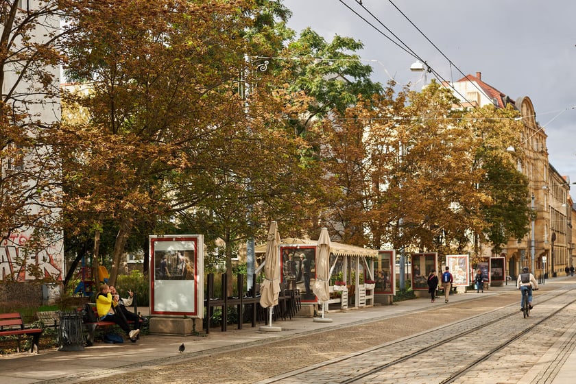 Jesień we wrocławskich parkach i na ulicach w 2022 roku