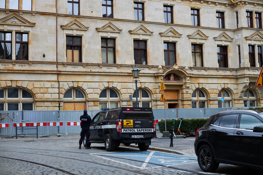 akcja saperów przy ul. Gepperta we Wrocławiu