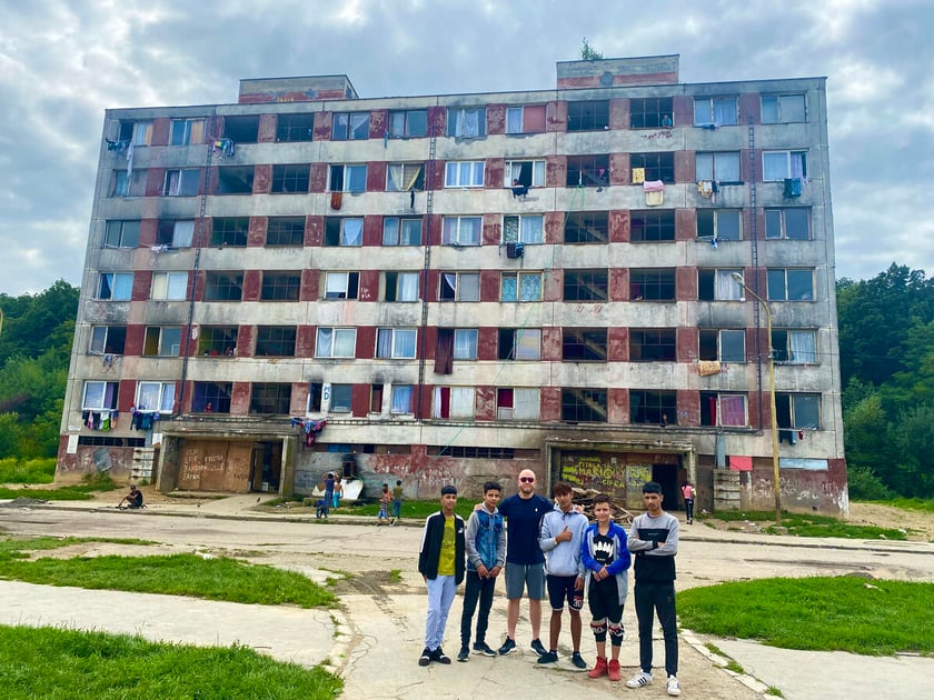 W cygańskim getcie Lunik IX w Koszycach