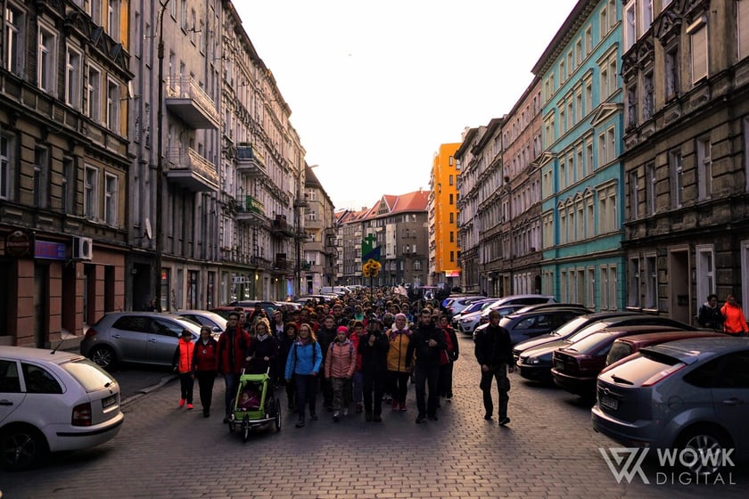 Uczestnicy Pieszej Pielgrzymki Wrocławskiej