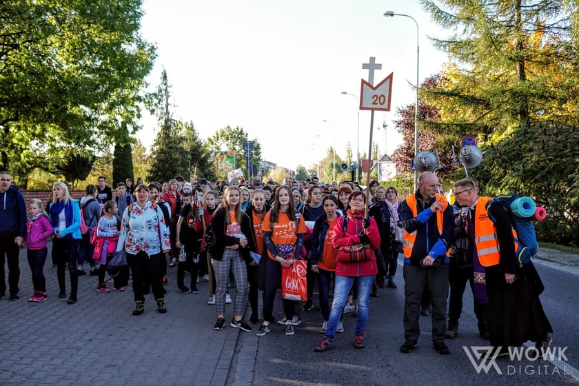 Uczestnicy Pieszej Pielgrzymki Wrocławskiej