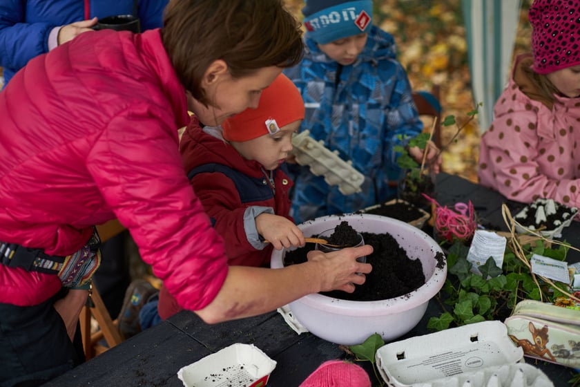 Projekt Grow Green. Warsztaty ogrodnicze, florystyczne, zabawy dla dzieci na osiedlu Ołbin