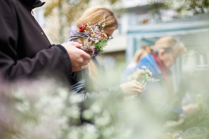 Projekt Grow Green. Warsztaty ogrodnicze, florystyczne, zabawy dla dzieci na osiedlu Ołbin