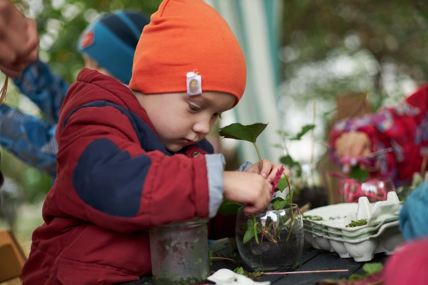 Projekt Grow Green. Warsztaty ogrodnicze, florystyczne, zabawy dla dzieci na osiedlu Ołbin