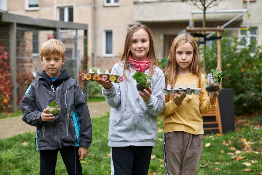 Projekt Grow Green. Warsztaty ogrodnicze, florystyczne, zabawy dla dzieci na osiedlu Ołbin