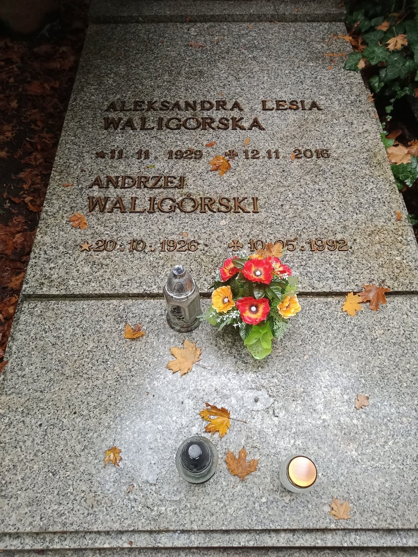 Andrzej Waligórski, poeta, satyryk, twórca radiowego Studia 202, spoczywa na Cmentarzu Grabiszyńskim