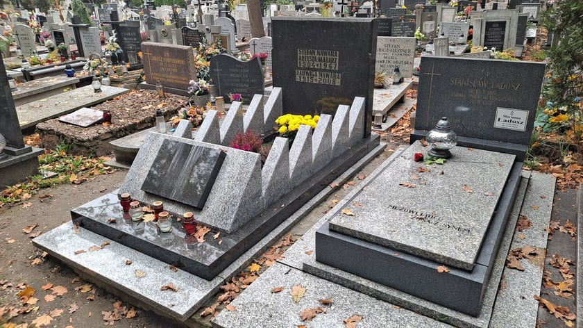 Stefan Nawara, malarz, spoczywa na cmentarzu przy ul. Bujwida