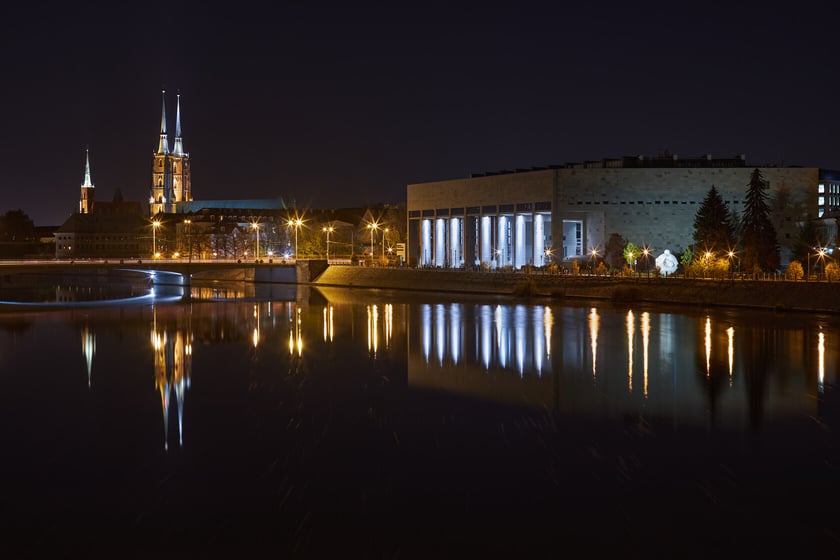 Magiczny Wrocław nocą