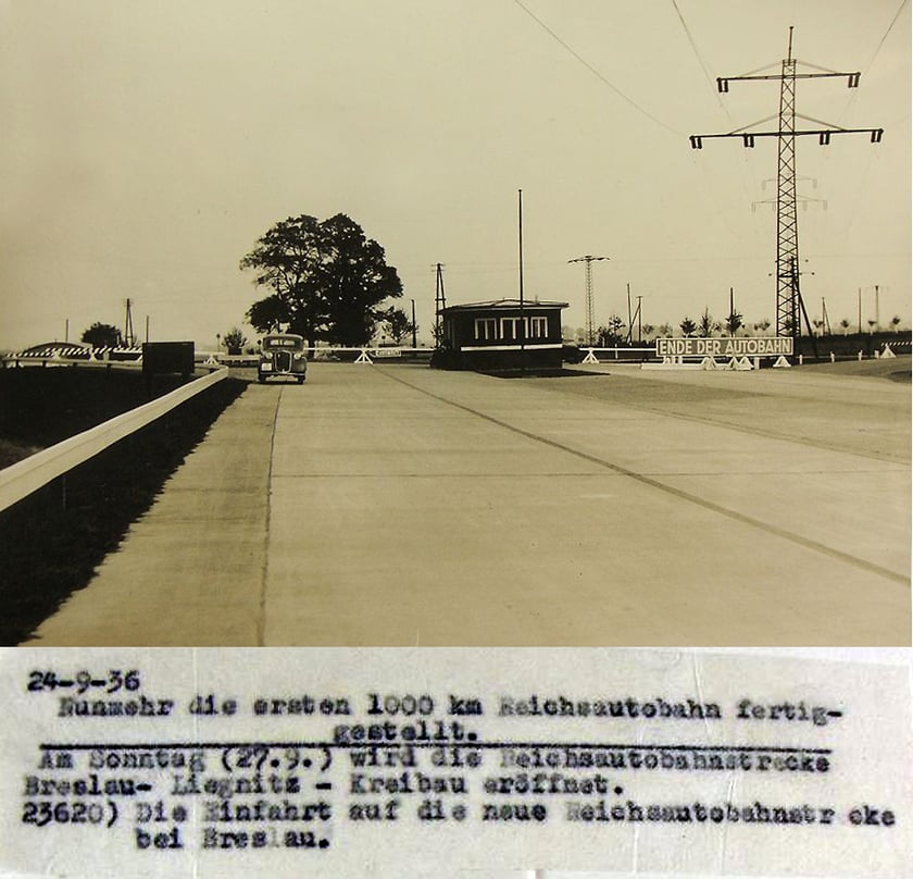 Autostrada A4 przed II wojną światową
