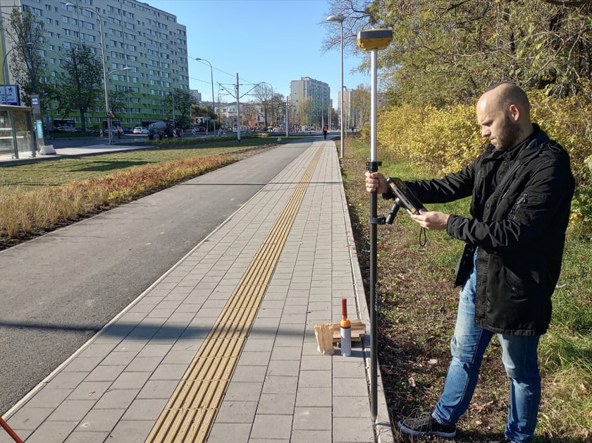 Wytyczanie punktów południka 17E