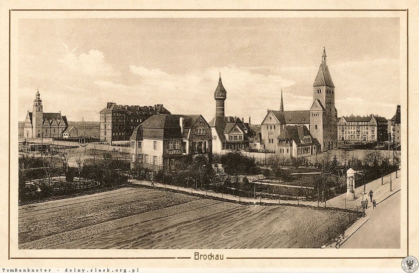Widok Brochowa w latach 1910-1916