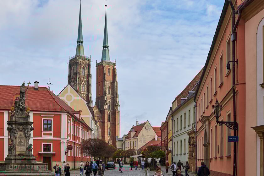 Ostrów Tumski i widok na katedrę