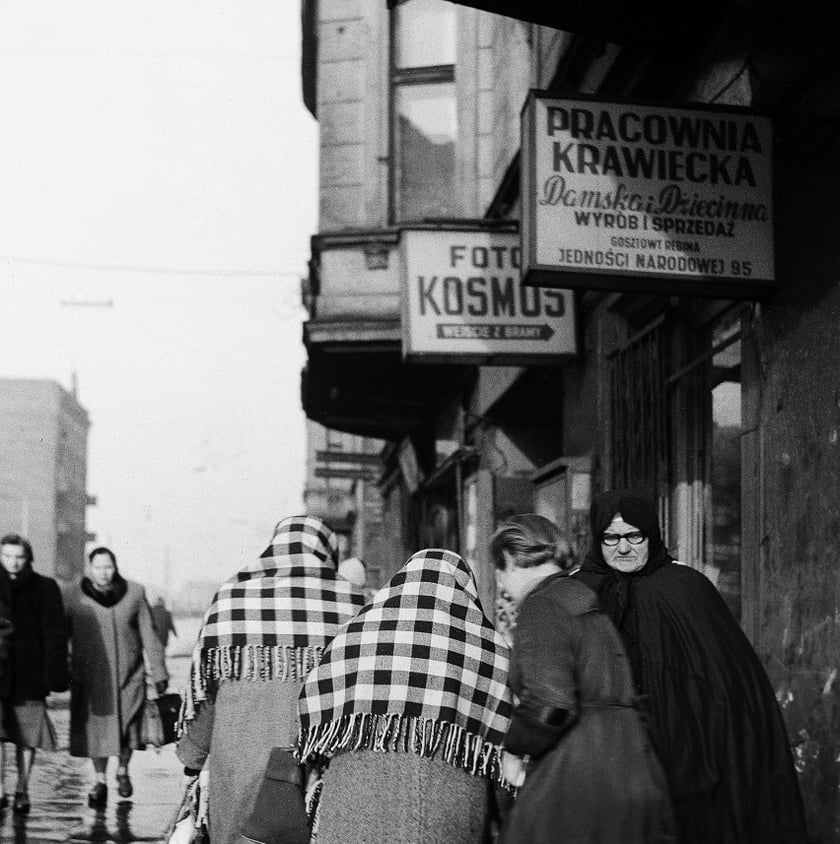 Wrocław w latach 60. XX w. Ul. Jedności Narodowej, 1960