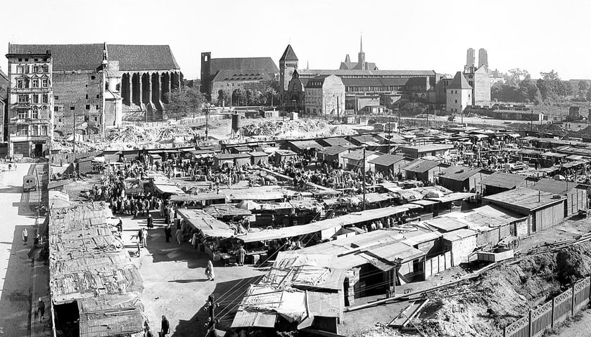 pl. Nowy Targ w 1961 roku