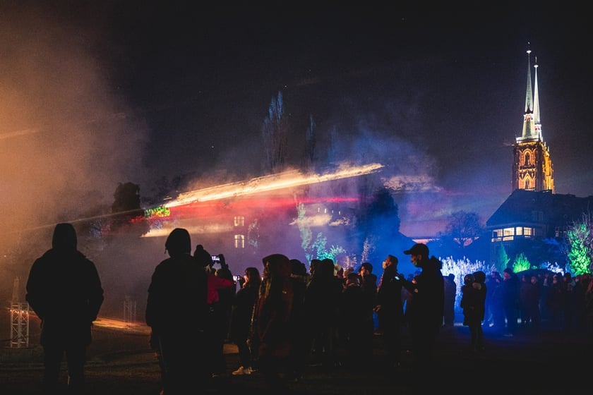 Na zdjęciu iluminacja Ogrodu Botanicznego we Wrocławiu w poprzednich latach