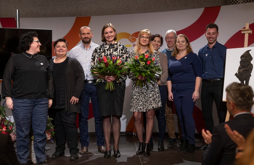 Na zdjęciu uczestnicy pierwszej Gali Sprawiedliwości Naprawczej