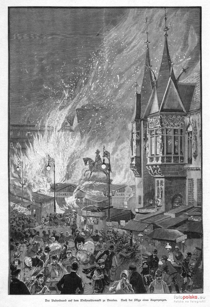 Pożar jarmarku bożonarodzeniowego w 1897 roku we Wrocławiu