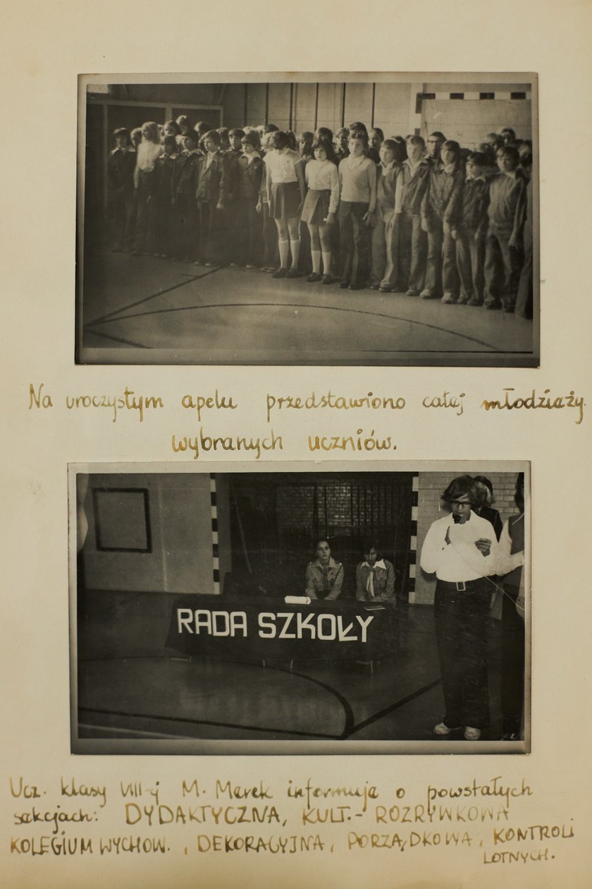 Archiwalne zdjęcia uczniów pochodzą z kronik SP nr 1 we Wrocławiu