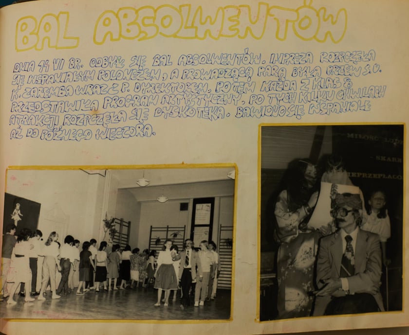 Archiwalne zdjęcia uczniów pochodzą z kronik SP nr 1 we Wrocławiu