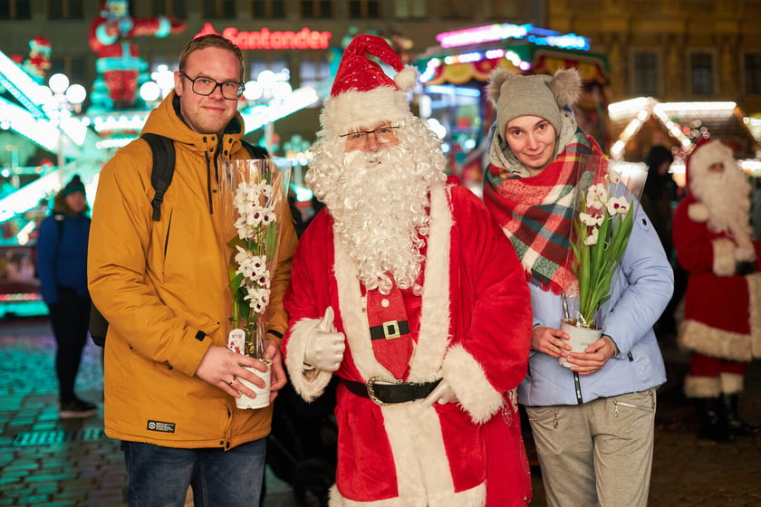 Rozświetlenie choinki bożonarodzeniowej na wrocławskim Rynku, 6.12.2022