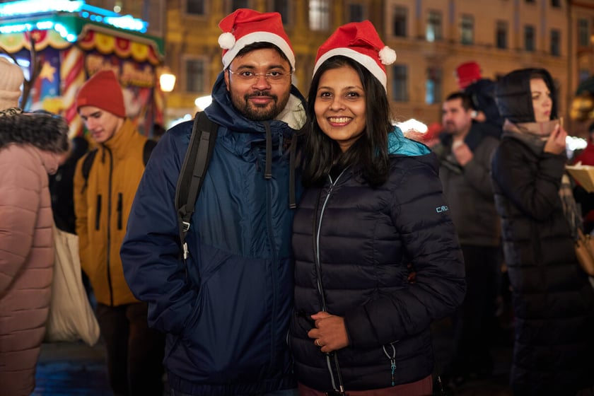Rozświetlenie choinki bożonarodzeniowej na wrocławskim Rynku, 6.12.2022