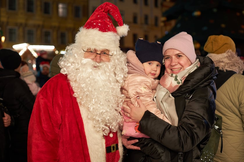 Rozświetlenie choinki bożonarodzeniowej na wrocławskim Rynku, 6.12.2022