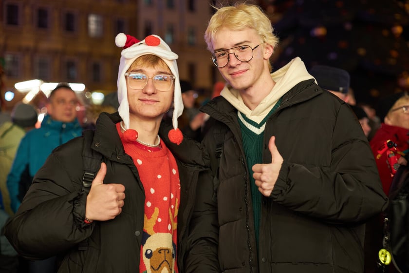 Rozświetlenie choinki bożonarodzeniowej na wrocławskim Rynku, 6.12.2022