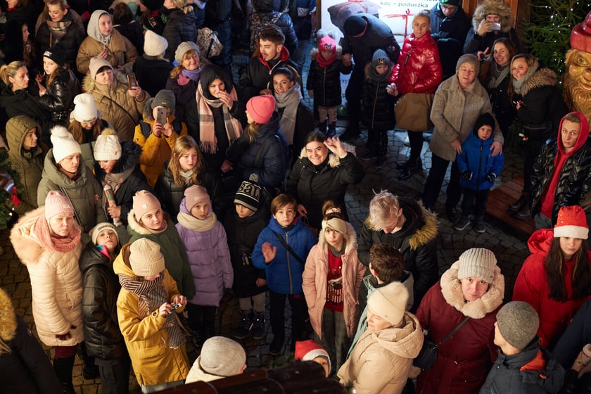 Rozświetlenie choinki bożonarodzeniowej na wrocławskim Rynku, 6.12.2022