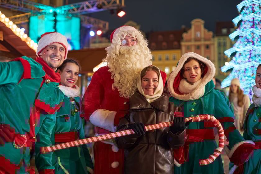 Rozświetlenie choinki bożonarodzeniowej na wrocławskim Rynku, 6.12.2022