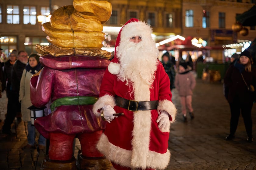 Rozświetlenie choinki bożonarodzeniowej na wrocławskim Rynku, 6.12.2022