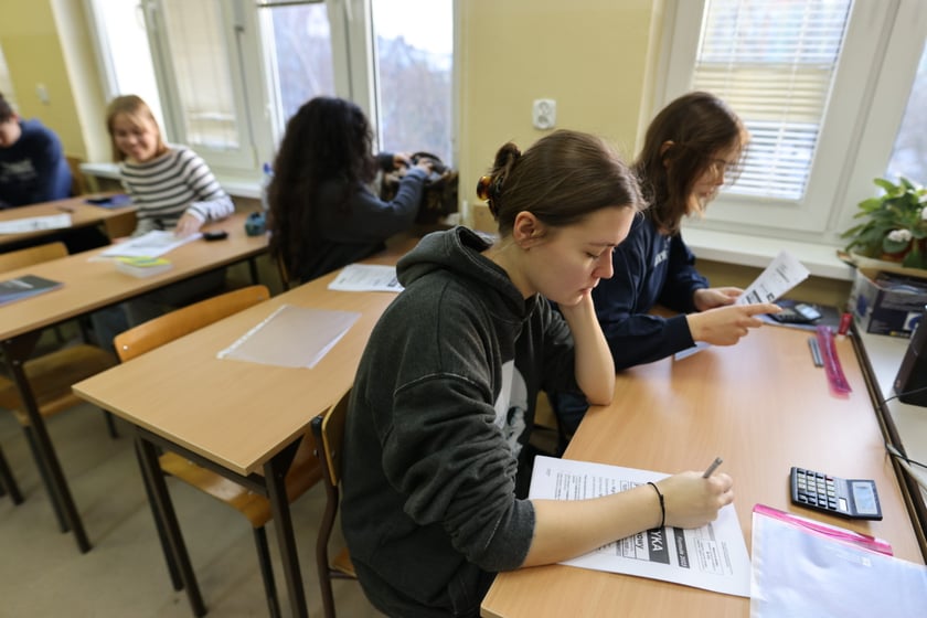 Matura próbna z matematyki - XV LO we Wrocławiu