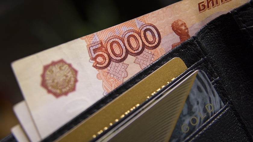 Na zdjęciu ruble. "Ile kosztuje rubel?" - to jedno z najpopularniejszych haseł w Google w 2022 r.
