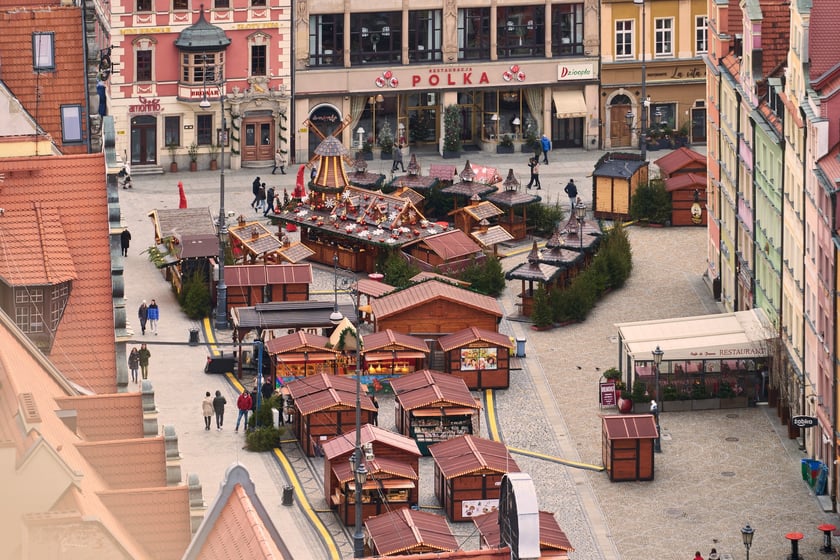 Na zdjęciu Wrocław - widok z wieży kościoła św. Elżbiety