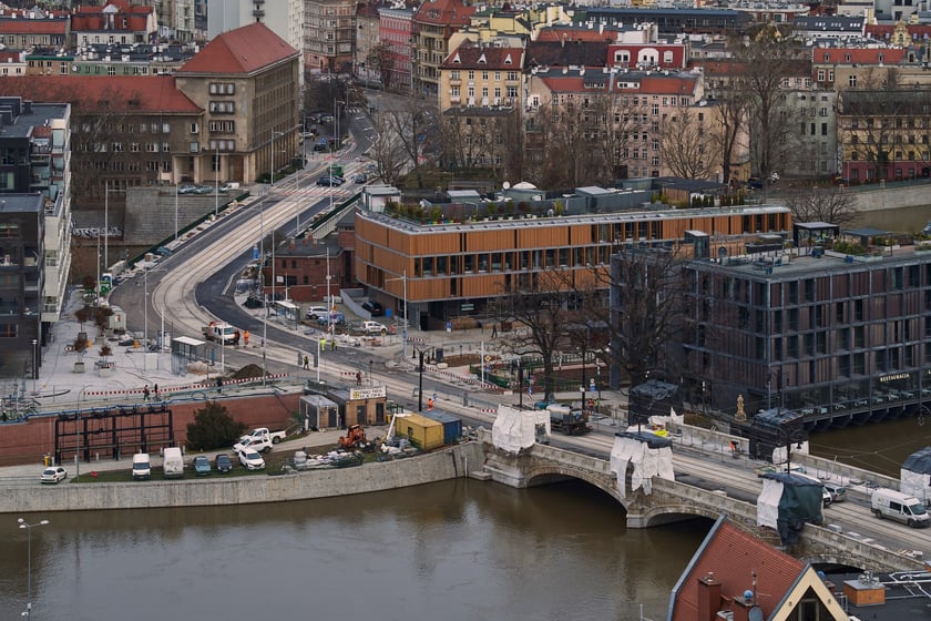 Na zdjęciu Wrocław - widok z wieży kościoła św. Elżbiety