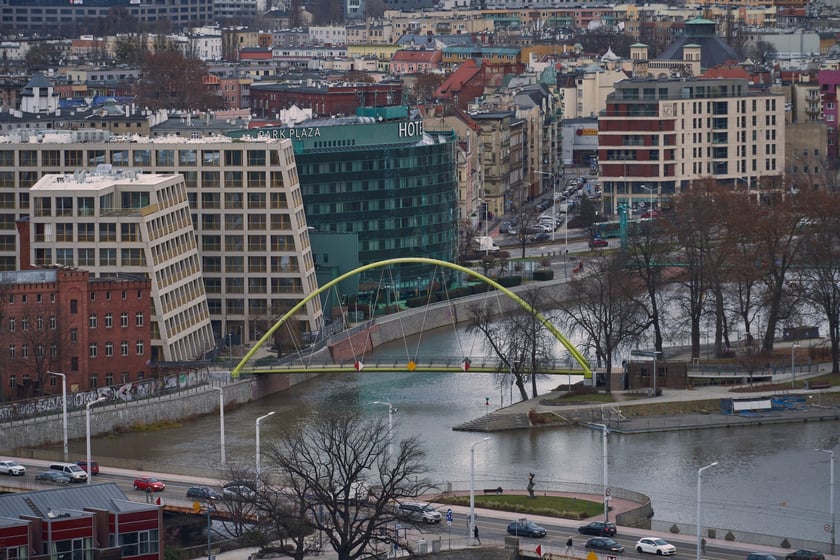 Na zdjęciu Wrocław - widok z wieży kościoła św. Elżbiety