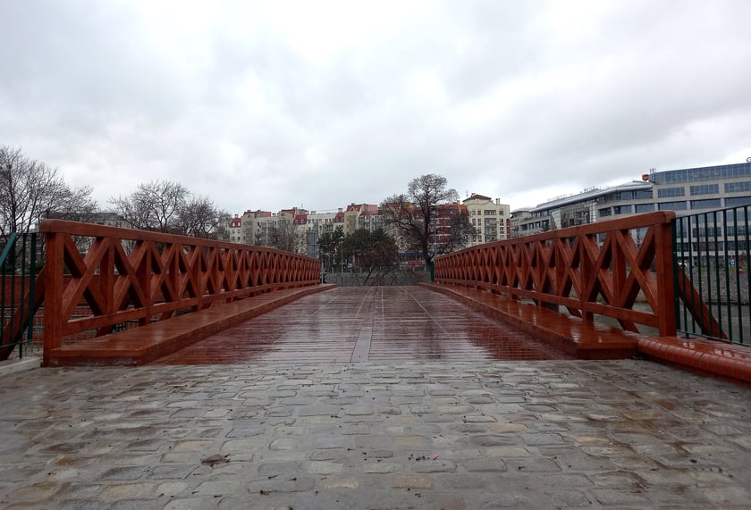 Most św. Klary po remoncie