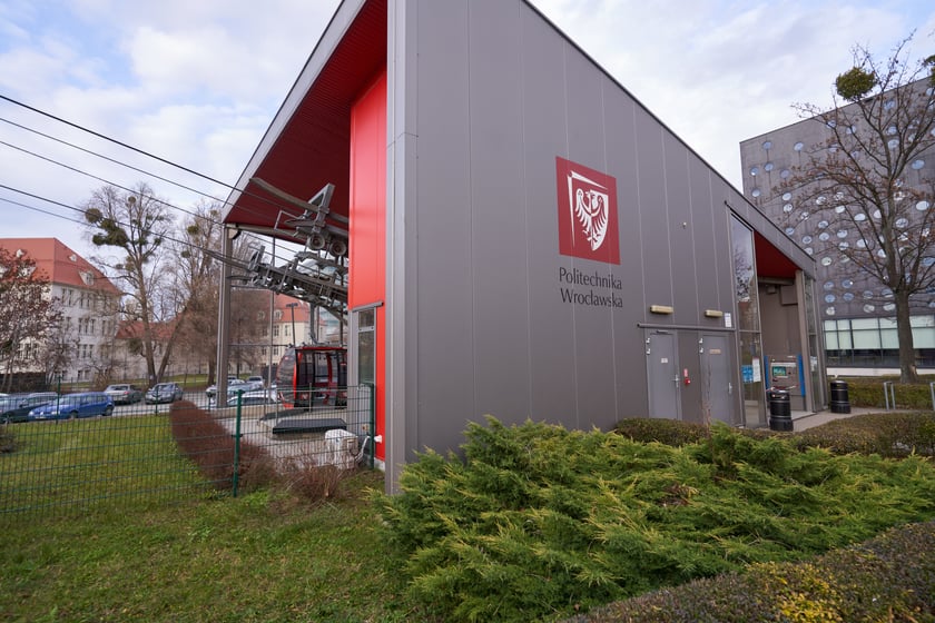 Widoki Wrocławia z kolei linowej Polinka
