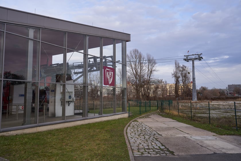 Widoki Wrocławia z kolei linowej Polinka