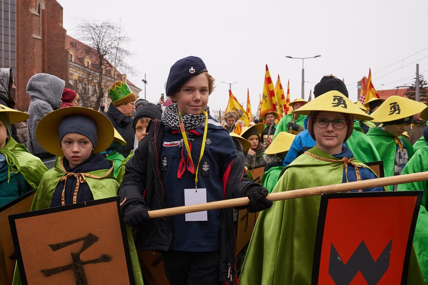 Na zdjęciu Orszak Trzech Króli we Wrocławiu z 2023 roku