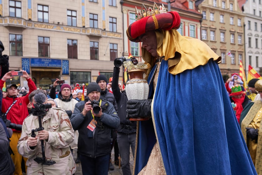 Na zdjęciu Orszak Trzech Króli we Wrocławiu z 2023 roku