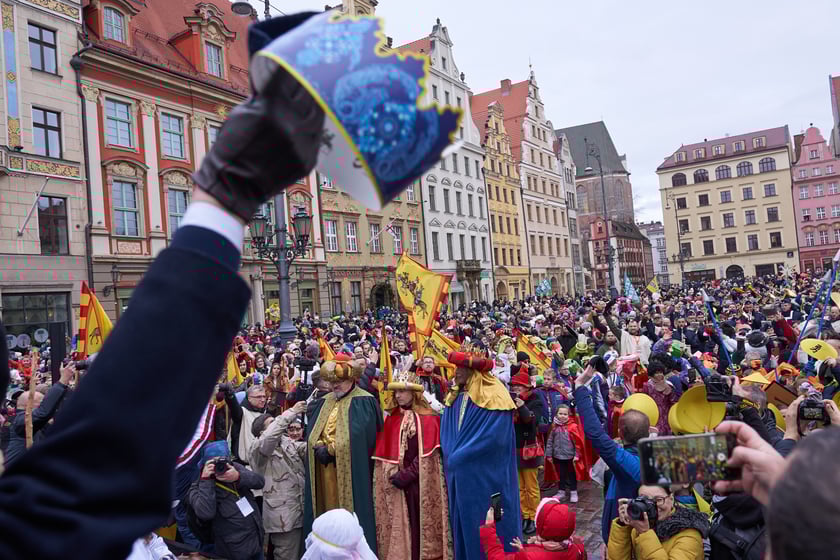 Na zdjęciu Orszak Trzech Króli we Wrocławiu z 2023 roku